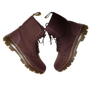 Dr. Martens Combs Brown Combat Boots size 10 US